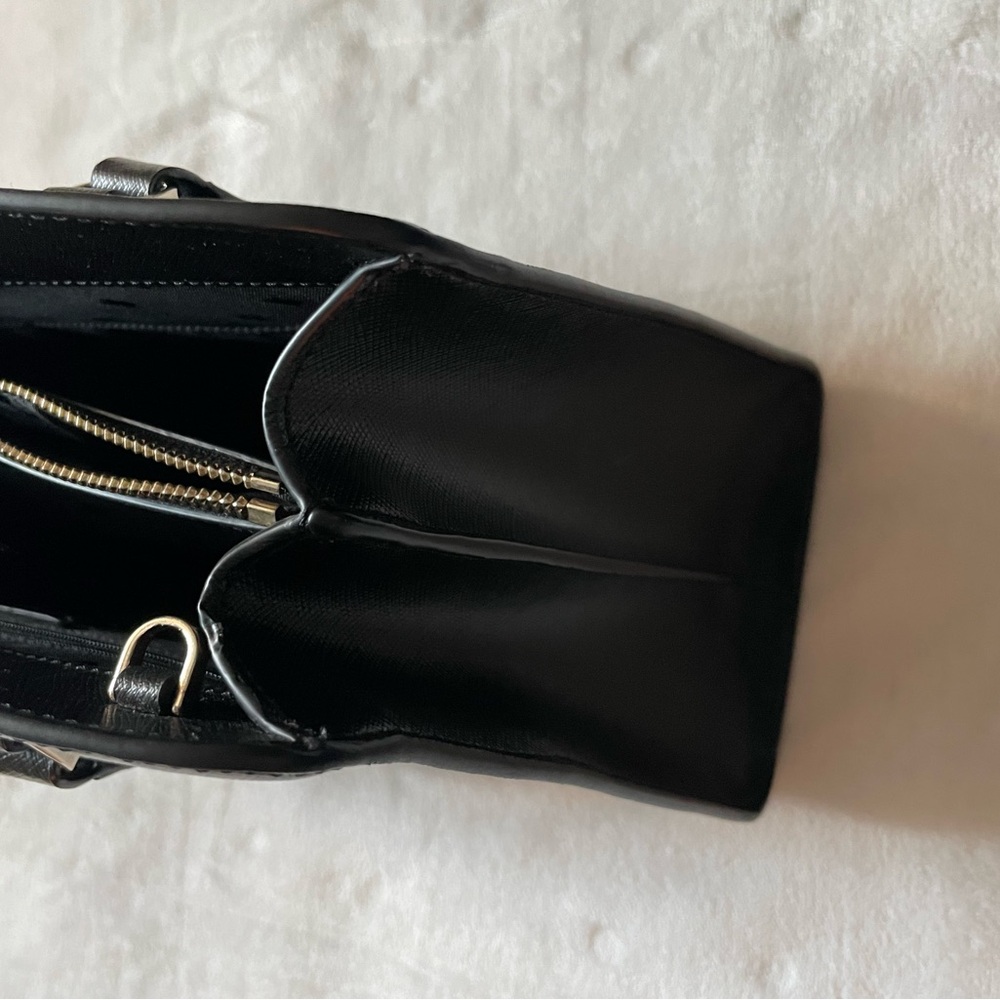 New Kate Spade Addie Black Leather Hand or Shoulder Bag with Removable Strap - Picture 12 of 12